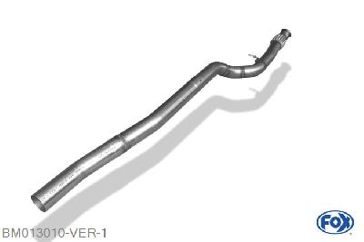 BM013010-VER, BMW F20/F21 - M135i 3.0l 235/240kW, Voordemper vervangende buis 80mm Buisdiameter Geheel RVS, Zonder goedkeuring