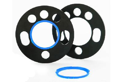 Spacerdikte 5mm, ST spoorverbreders, System DZX, 5x112 Naafgat 57,1 mm, VW, Passat CC (3CC), 10mm verbreding per as, Set van 2 spoorverbreders zonder wielbouten, langere wielbouten apart bestellen !, Alleen geschikt voor vooras