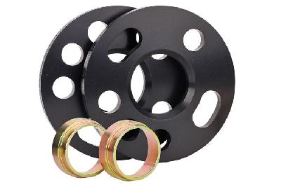 Spacerdikte 10mm, ST spoorverbreders, System DZ, 5x112 Naafgat 57,1 mm, Audi, A3/S3 (8V), Limousine, Cabrio | sedan, convertible, 20mm verbreding per as, Set van 2 spoorverbreders zonder wielbouten, langere wielbouten apart bestellen !, Alleen geschikt voor achteras