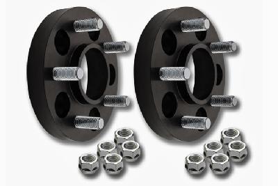 Spacerdikte 25mm, ST spoorverbreders, System A2, 5x108 Naafgat 63,4 mm, Ford, Kuga (DM2), 2008-, 50mm verbreding per as, Set van 2 spoorverbreders incl. bevestigings moeren voor montage op de naaf, Geschikt voor vooras en achteras