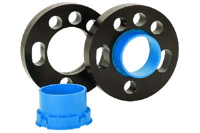 Spacerdikte 25mm, ST spoorverbreders, System DZX, 5x100 Naafgat 57,1 mm, Skoda, Fabia II (5J), inkl. RS, Limousine, Combi | incl. RS, sedan, station wagon, 50mm verbreding per as, Set van 2 spoorverbreders zonder wielbouten, langere wielbouten apart bestellen !, Geschikt voor vooras en achteras