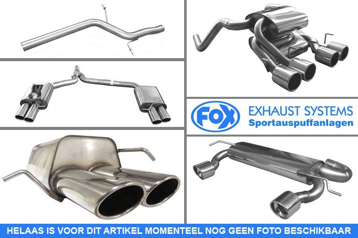 BM023002-593, BMW E90 318i/ 320i 2.0l 95/110kW, Einddemper met eindstuk 135x80mm  Type 53 Geheel RVS, Absortie demper, mooie diepe sound, Teilegutachten (eintragungspflichtig)